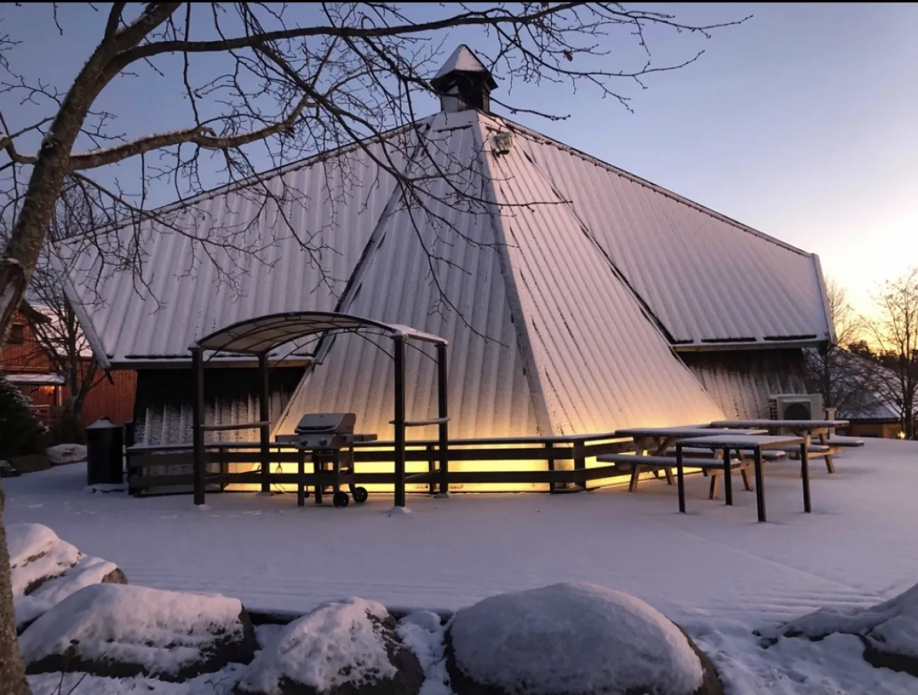 bålhus vinter